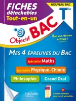 Objectif BAC Fiches  Tout-en-un Tle Spécialités Maths et Physique-chimie + Philo + Grand oral, Maths, physique-chimie, philosophie, grand oral