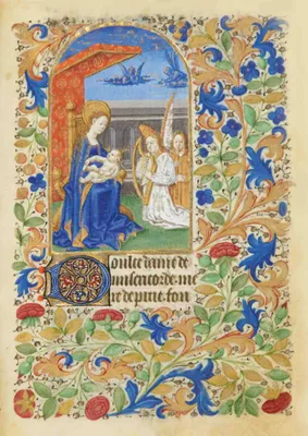 Carnet Blanc, Heures Jeanne de France, Enfant Jésus