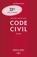 Code civil 2024 annoté. Édition limitée. 123e éd.