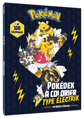 Pokémon - Pokedex à colorier -  Pokémon Électrik, Pokedex à colorier