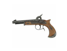 Pistolet de Pirate Derringer - 1 Coup 21,5cm en Métal