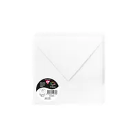 Enveloppe Pollen - Paquet de 20 - 165X165 - 120g - Blanc