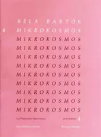 Mikrokosmos, 153 Pièces de piano progressives. Nos. 97-121. Vol. 4. piano.