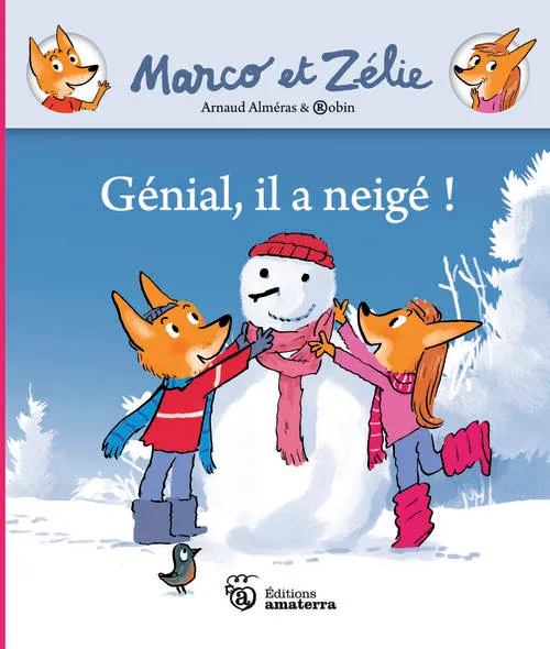 Livres Jeunesse de 3 à 6 ans Albums Marco et Zélie. Génial, il a neigé ! Arnaud Alméras, Robin