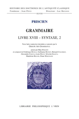 18, Grammaire, Livre xviii