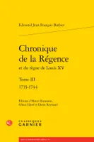 Chronique de la Régence, 1735-1744