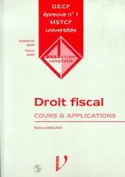 Droit fiscal, cours & applications