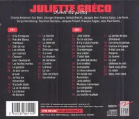 Livres Littérature et Essais littéraires Poésie Juliette Greco chante les poètes Juliette Greco
