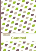 Le carnet de Constant - Lignes, 96p, A5 - Pe´tales Vert Taupe Gris
