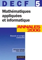 DECF, annales 2006, 5, Mathématiques appliquées et informatique, DECF 5