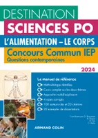 Destination Sciences Po Questions contemporaines 2024 - Concours commun IEP, L'Alimentation. Le Corps