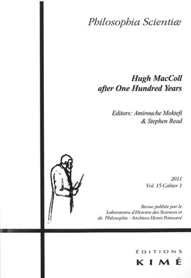 Philosophia Scientiae T. 15 / 1 2011, Hugh Maccoll / After Hundred Years