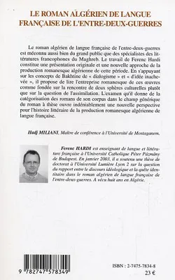 le roman algérien de langue française de l'entre-deux-guerres, Discours idéologique et quête identitaire