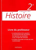 Histoire, 2e, livre du professeur