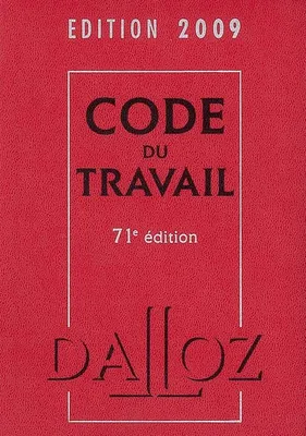 Code du travail 2009