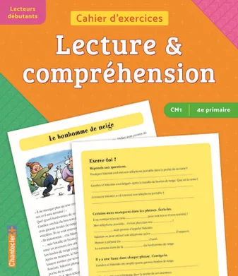 Cahier d'exercices lecture & compréhension (CM1- 4e primaire) (orange-vert)