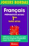 Joke. 111 franc 1e ttes sec bac (ancienne edition), préparation au bac