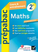 Maths 2de - Prépabac Cours & entraînement, Cours, méthodes et exercices - Seconde