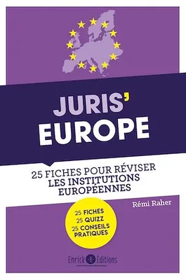 Juris'Europe, 25 fiches pour réviser les institutions européennes