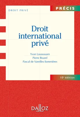 Droit international privé - 10e ed.