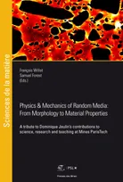 Physics & mechanics of random media, From morphology to material properties