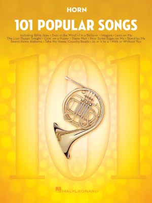 101 Popular Songs, for Horn