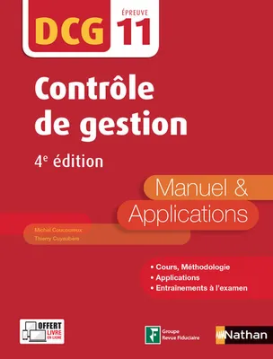 11, Contrôle de gestion - DCG - Épreuve 11 - Manuel et applications - 2017
