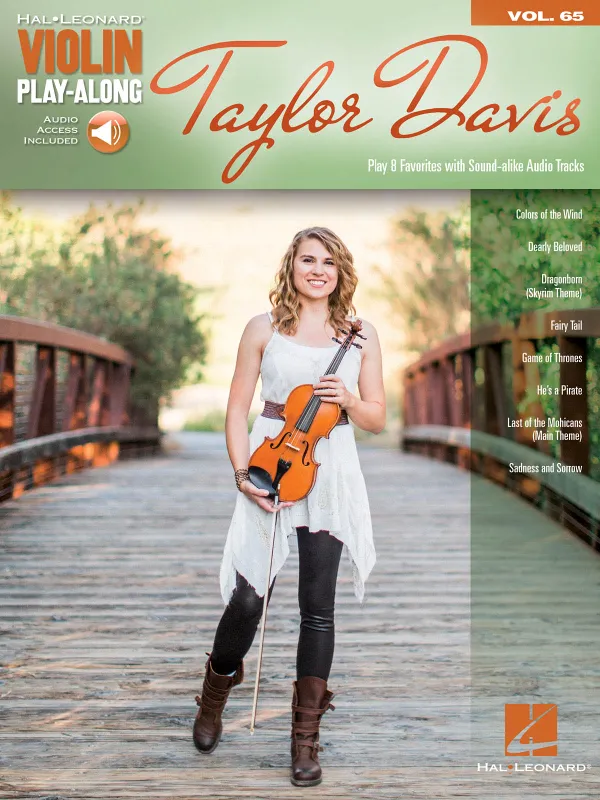 Taylor Davis, Violin Play-Along Volume 65 DIVERS AUTEURS