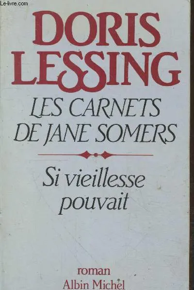 2, Les carnets de Jane Somers (Ancienne Edition) Lessing, Doris and Zimmermann, Nathalie, roman Doris Lessing