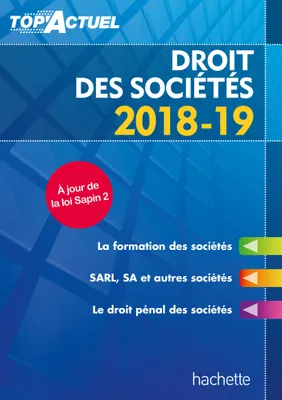 Top'Actuel Droit Des Sociétés 2018-2019