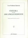 Livres Littérature et Essais littéraires Fénitchka, suivi de Une longue dissipation Lou Andreas-Salomé