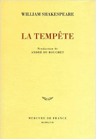 Livres Littérature et Essais littéraires Théâtre La Tempête William Shakespeare