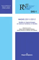 Revue des nouvelles technologies de l'information, n° SHS-1. MASHS 2011-2012, Modèles et apprentissages en Sciences humaines et sociales
