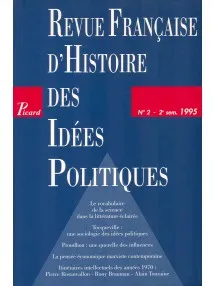 Revue française d'histoire des idées politiques - 2