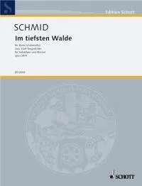 Im tiefsten Walde, op. 34/4. horn in F or cello and piano. Partie soliste.