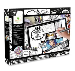 Tablette Lumineuse et Atelier Marqueurs Manga XXL