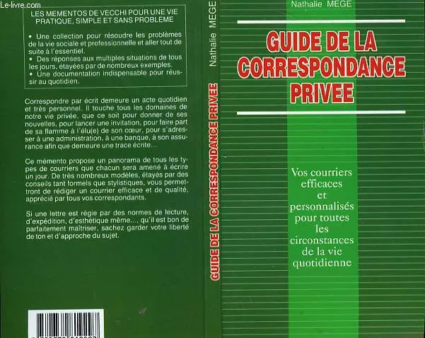 Guide de la correspondance privée Nathalie Mège