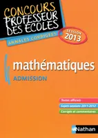 Annales CRPE : Mathématiques Admission