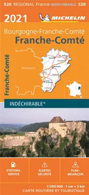 Carte Régionale Franche-Comté 2021