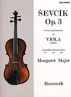 Sevcik Opus 3 - 40 Variations for Viola, arranged by Margaret Major