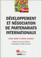Développement et négociation de partenariats internationaux