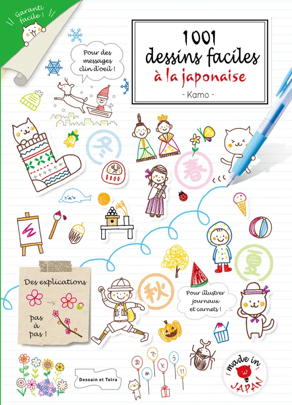 Livres Loisirs Loisirs créatifs et jeux Loisirs créatifs 1001 dessins faciles à la japonaise Collectif