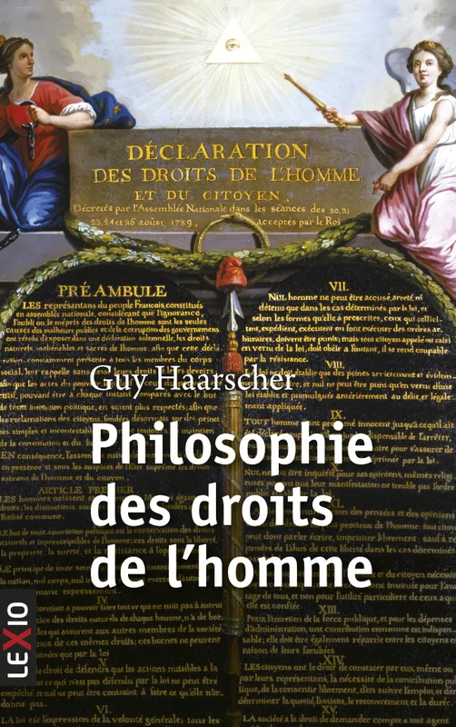 Livres Sciences Humaines et Sociales Philosophie Philosophie des droits de l'homme Guy Haarscher