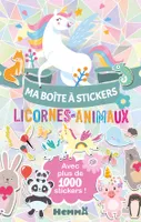 Ma boite à stickers - Licornes et animaux