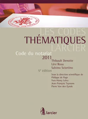 Code du notariat 2011