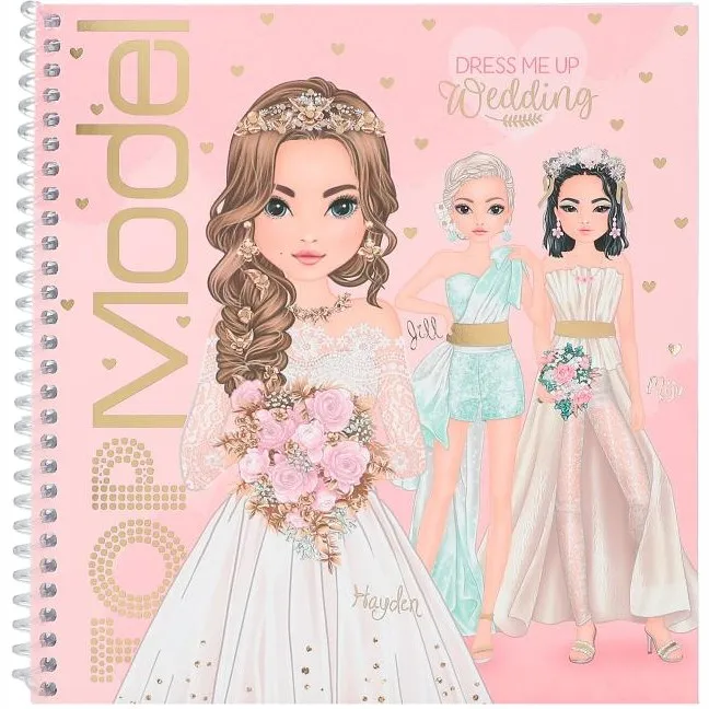 Top Model - Dress Me Up Album Autocollants Wedding - Papeterie - Librairie  Cosmopolite