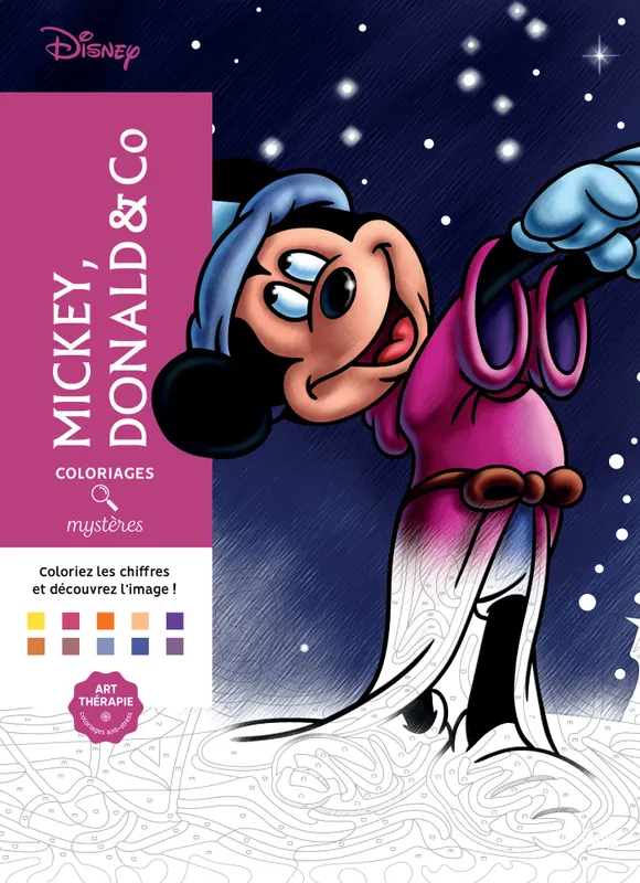Coloriages mystères Disney - Mickey, Donald & Co Jérémy Mariez
