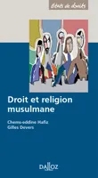 Droit et religion musulmane - 1re ed., États de droits