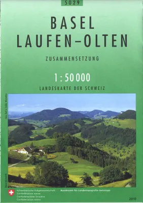 Carte nationale de la Suisse, 5029, Basel - Laufen - Olten 5029