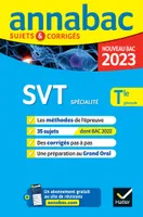 Annales du bac Annabac 2023 SVT Tle générale (spécialité), méthodes & sujets corrigés nouveau bac